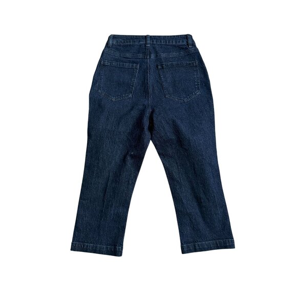 AFRM Dark Wash Denim Crop Jeans Pants Size 26 - Picture 3 of 7